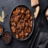 Geschmortes Rinderfleisch