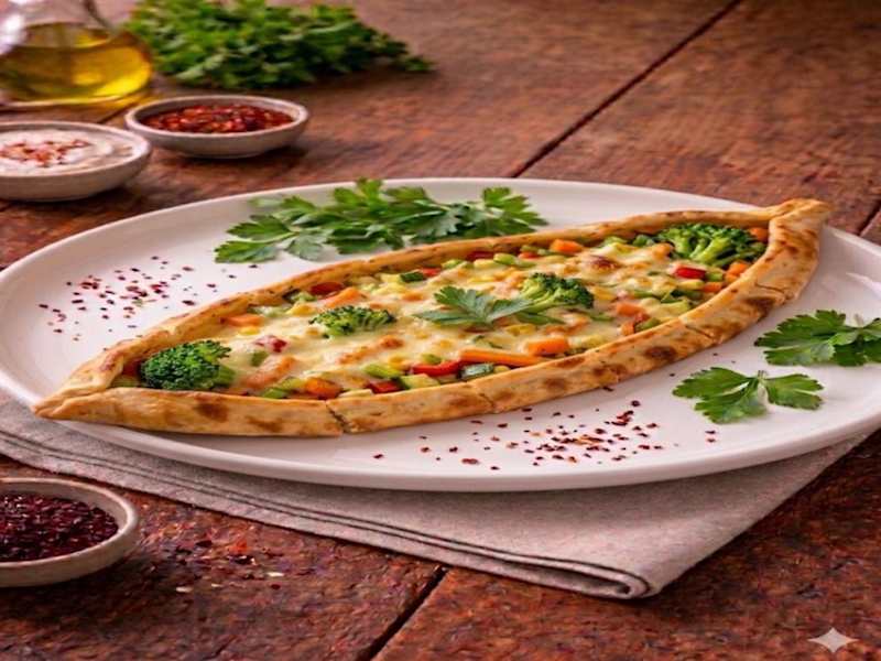 Sebzeli Pide 50 cm